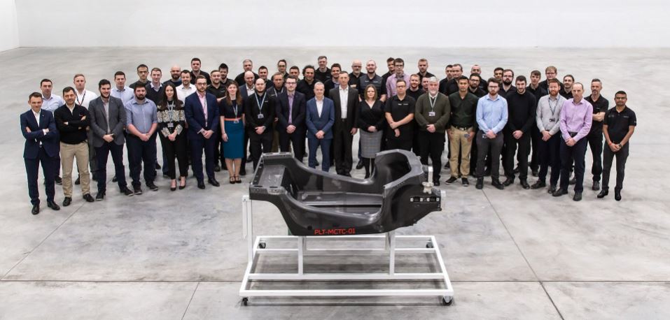 McLaren prototype carbon chassis