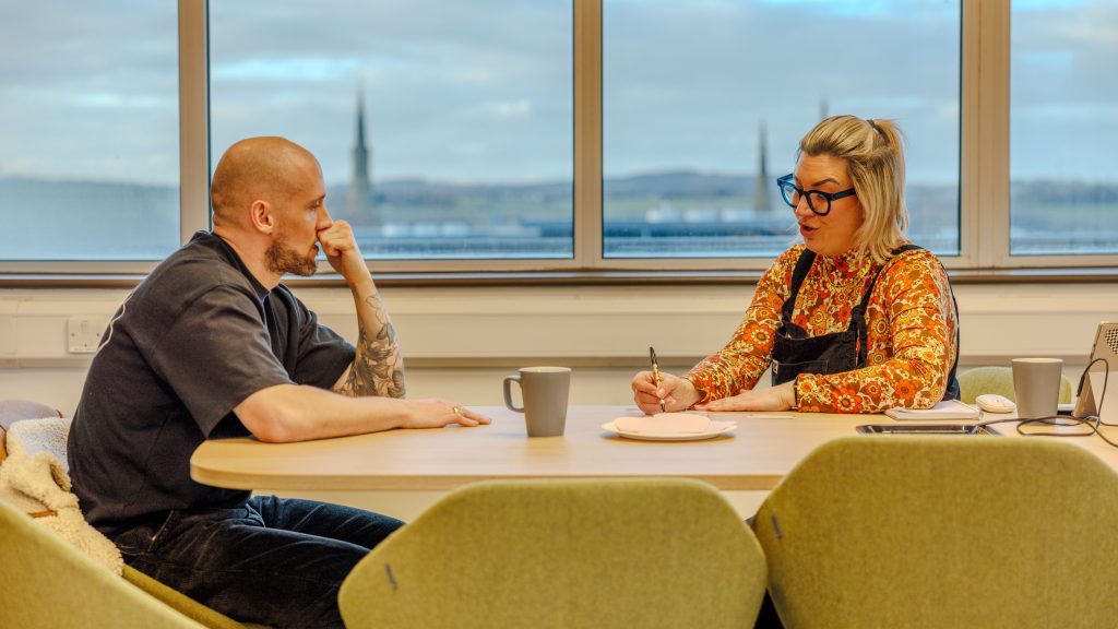 1-1 working with client